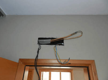 Preinstalación en obras